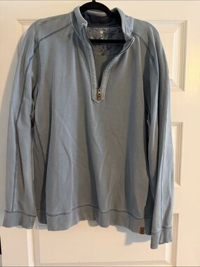 Tommy Bahama Light Blue Half-Zip Pullover